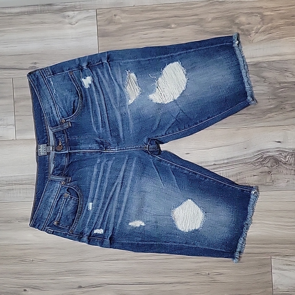 NY&C Soho Bermuda Denim Shorts - Size 4
